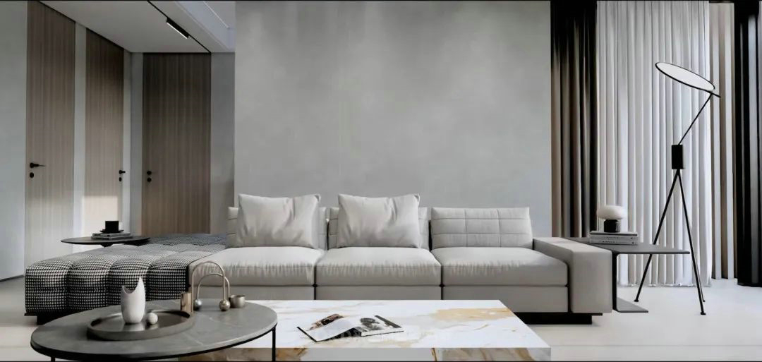 素雅浅灰效果图