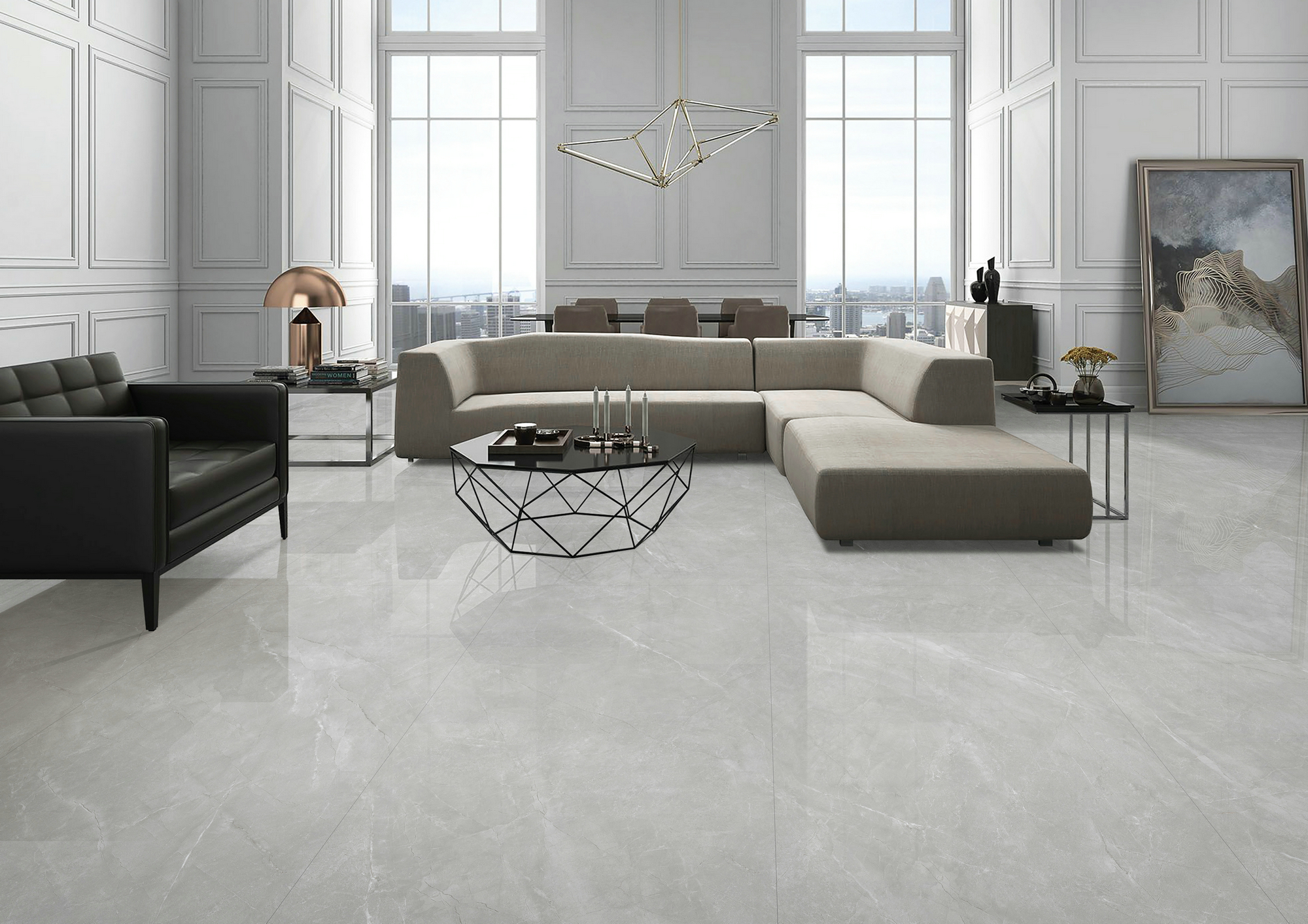 帕卡亚灰【自由连纹】效果图