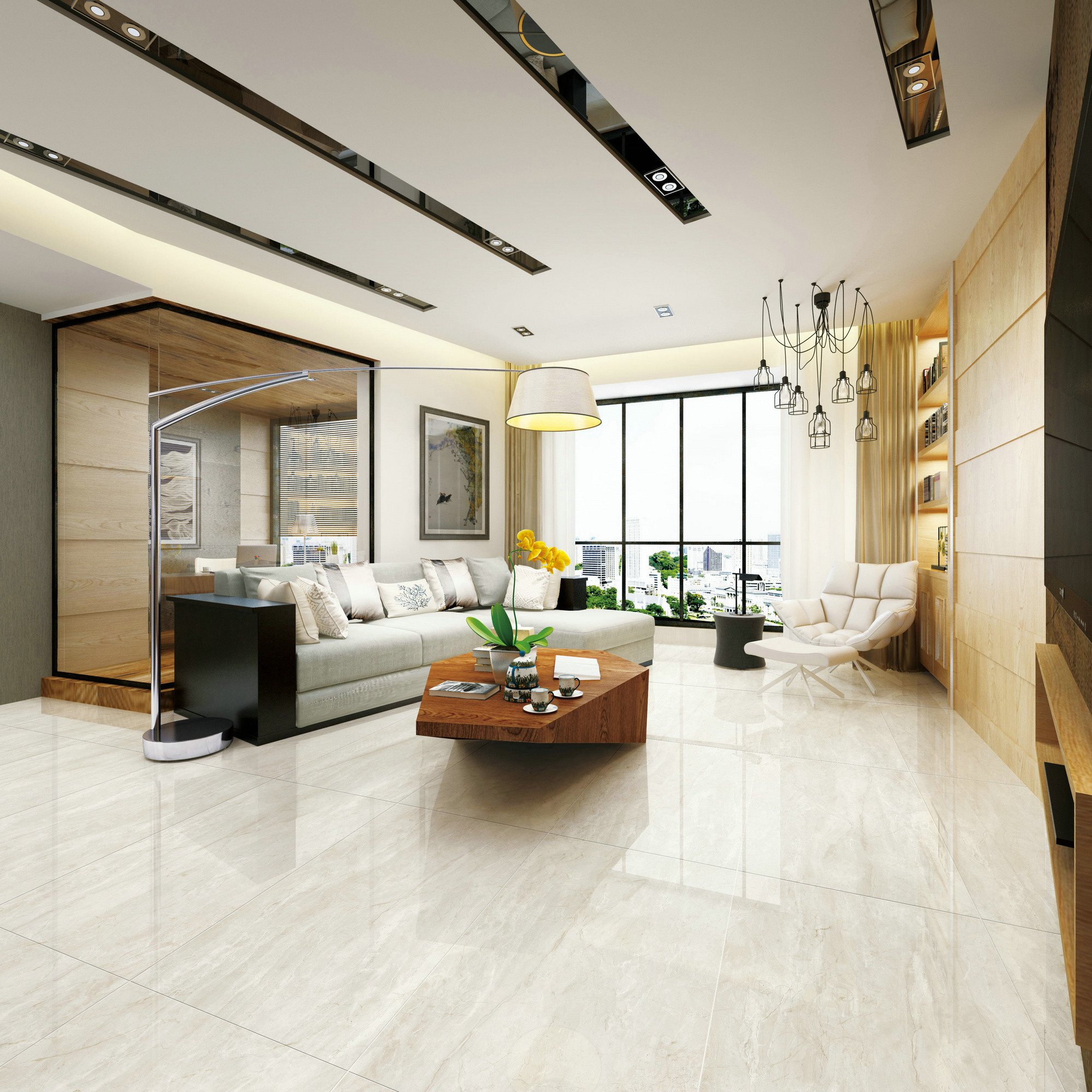 冰川米白效果图