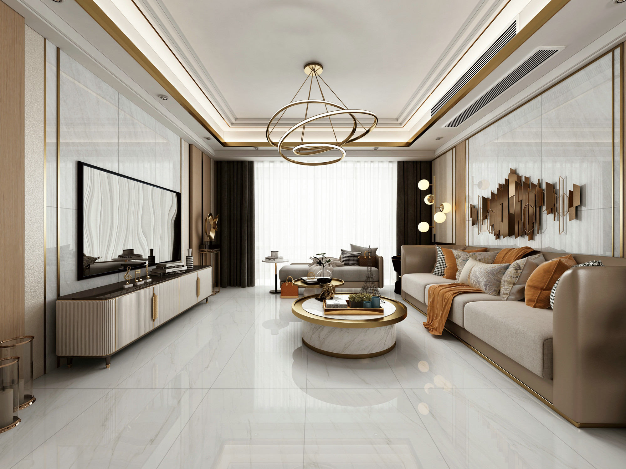 维多利亚白效果图