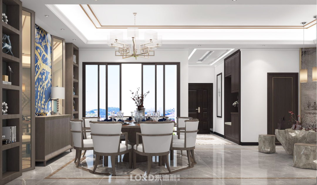 幸福SHOW |  600㎡现代新中式装潢，淡雅奢美，更具韵味！