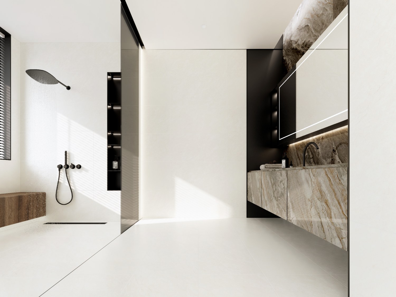 柏斯米白（子母配）效果图