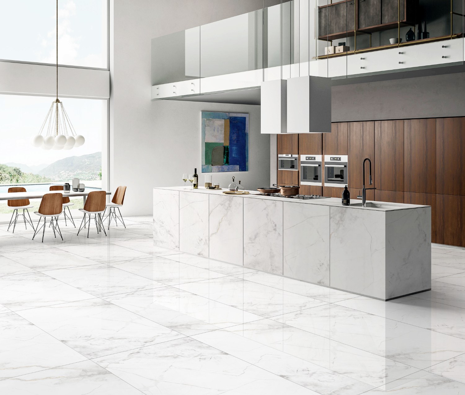 安娜白（子母配）效果图