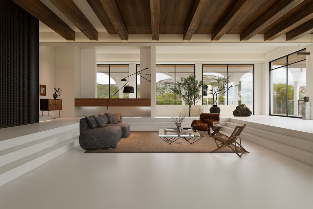 吉维尼灰 （任意连纹）效果图