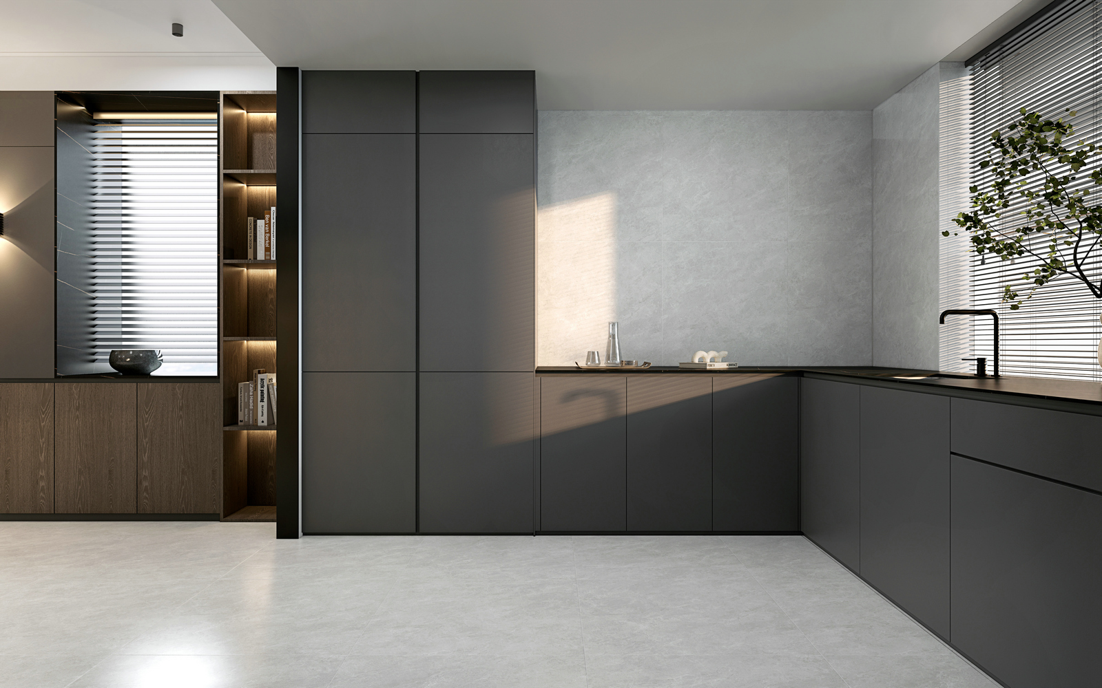 雾冰灰（子母配）效果图